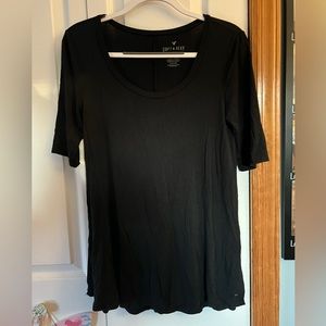 Small Black American Eagle Tee
